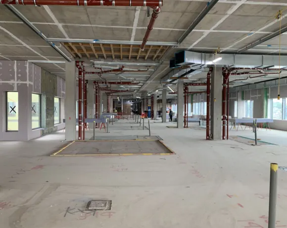 Dry lining by Drywall Machines on a Greater Manchester project
