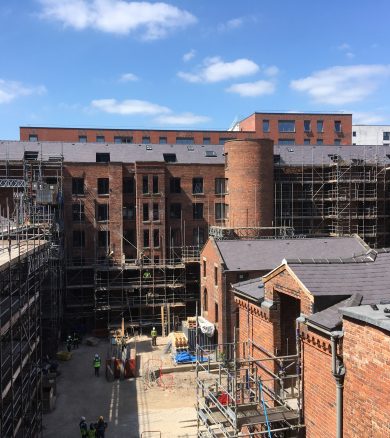 Luxury Apartments in Manchester, Ancoats. Historical Refurbishment Project