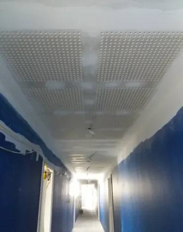 Tape and jointing at Duet apartments, Salford Quays