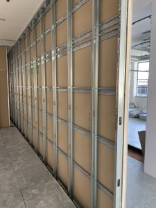 Drywall Machine - Resilent Bars Installation (12)