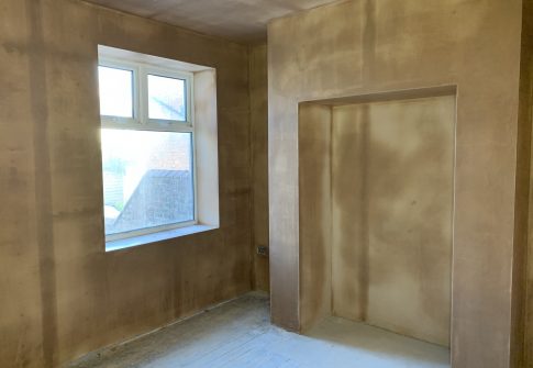 DrywallMachines contractors Residential Private and Commercial -Lytham St Annes - 2 bed Apartment Renovation - Bedroom - Plastering-206