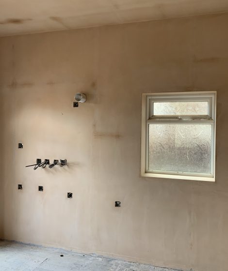 DrywallMachines contractors Residential Private and Commercial -Lytham St Annes - 2 bed Apartment Renovation - Kitchen - Plastering-564