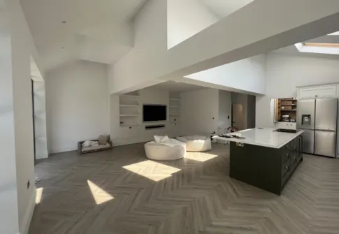 Finished interior of the Cheadle extension